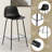 Botyo 26" H Modern Low Back PP Counter Stool with Metal Frame-1935421608-1934564103