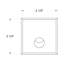 Tilt LED Square Wall Light