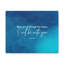 Be With You Isaiah 43:2 Blue - Wrapped Canvas Print-466987191