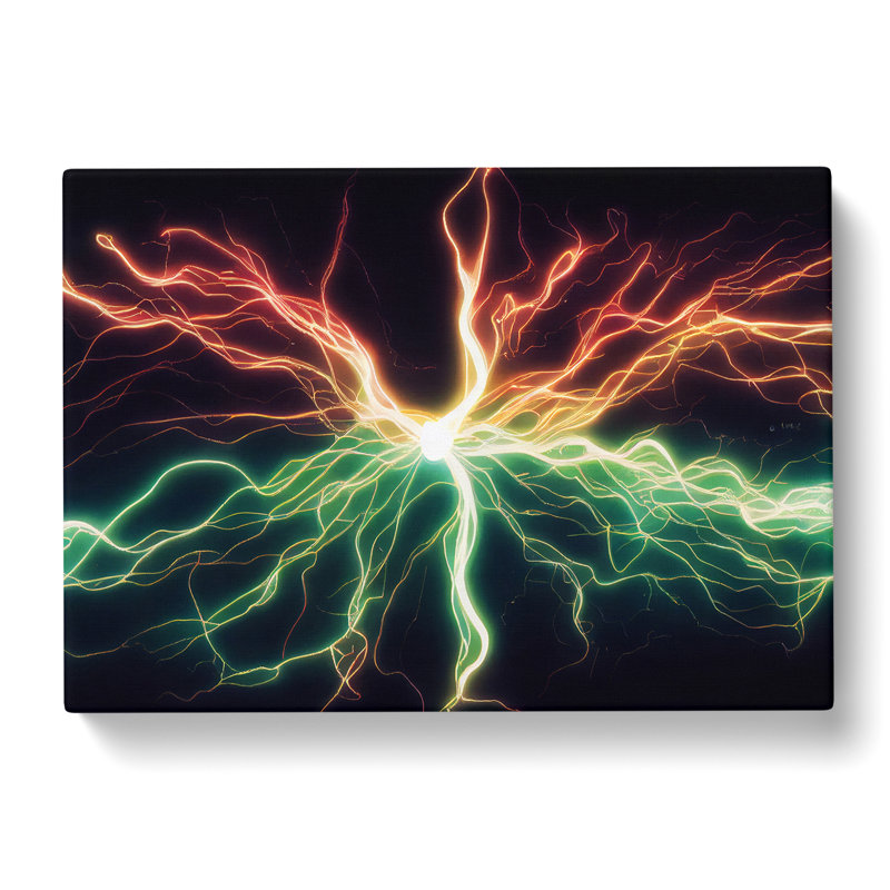 Electricity Art Vol.2 - Wrapped Canvas Print, 35cm H x 50cm W x 3cm D