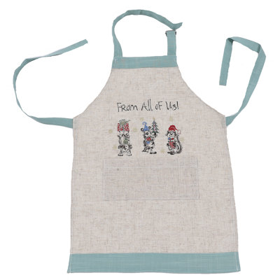 Christmas No Pattern Bib Apron