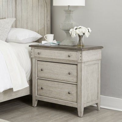 Cathleen 3 Drawer Bedside Chest