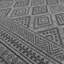 Tapis intérieur / extérieur rectangulaire en polypropylène tissé à plat de couleur marocaine anthracite / gris-1421193238