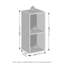 Étagère de rangement à 2 niveaux pour vêtements et garde-robe Shavon, 10 po de largeur-126699117-108207280