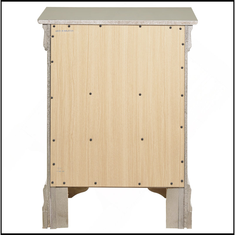 Table de chevet charmante avec une élégance intemporelle, Champagne