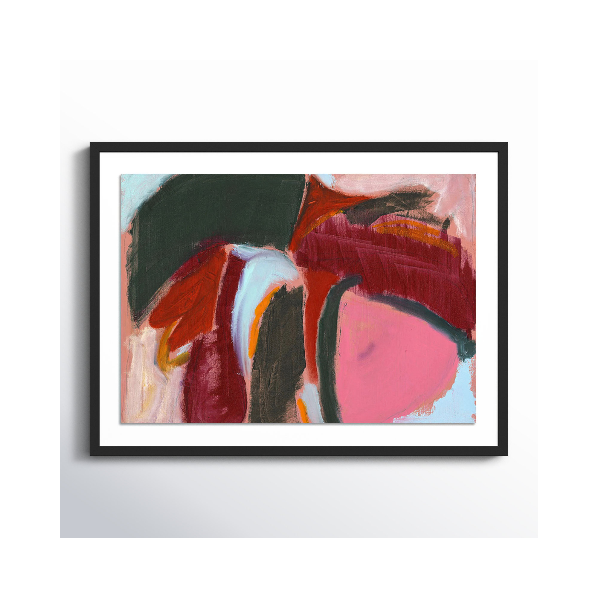 Ocean by Jill Elliott, Black, 36" H x 48" W x 2.5" D