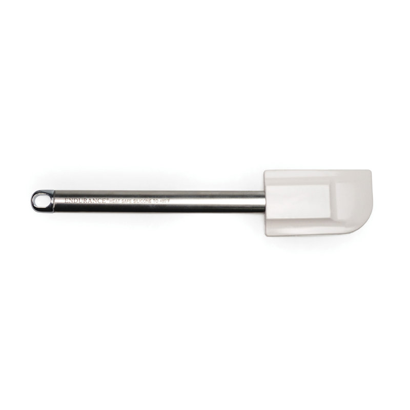 Design Imports Spatula / Turner, White, 2" W x 10" L