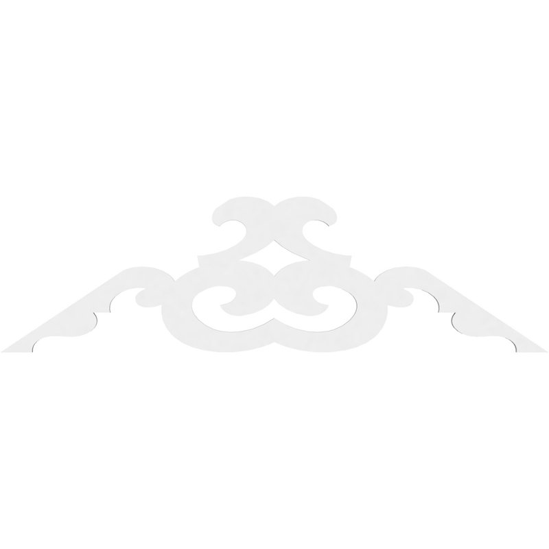 Pignon en PVC de qualité architecturale Benson, H 22,5 po x l 60 po x P 1 po, 9 / 12