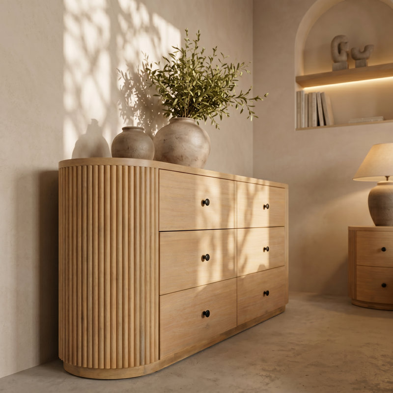Fitzroy - Modern Natural Acacia Dresser