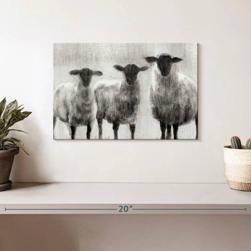 Mouton rustique Brampt I, H 8 po x l 12 po