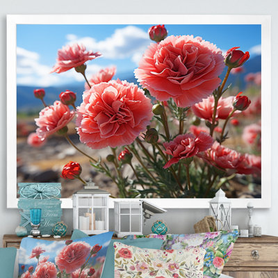 " Carnations Field Vibrant II "