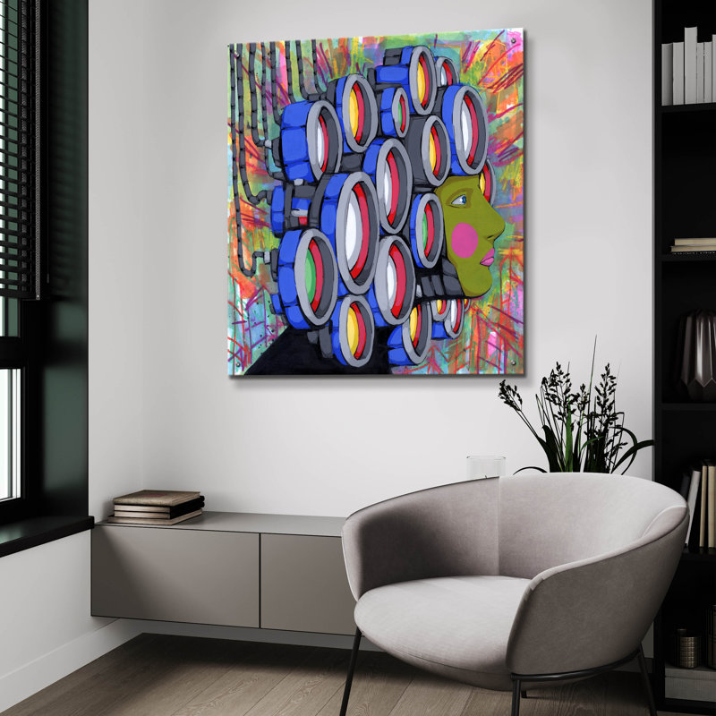 «Center Of Attention» par Ric Stultz, H 36 po x l 36 po x P 0,2 po