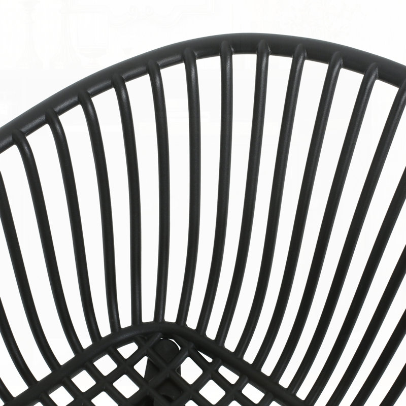 Chaise d'extérieur (ensemble de 2), Noir
