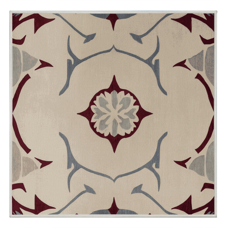 Fragmented Flow Rug, Square 5'