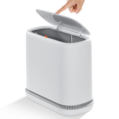 Poubelle mince avec couvercle 3,3 gallons