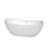 Rebecca 65'' x 32'' Soaking Acrylic Bathtub-50480690