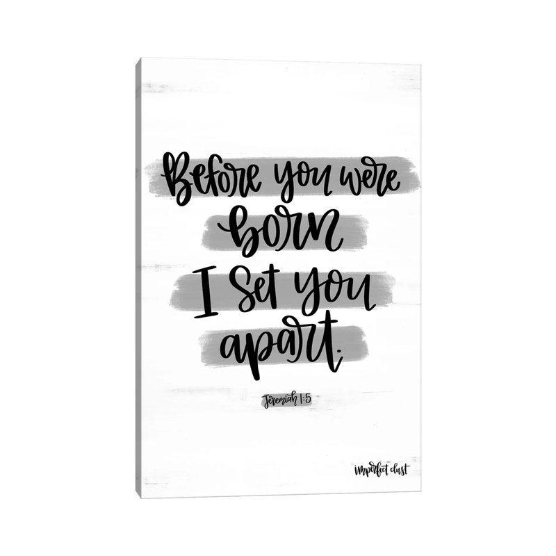 Jeremiah 15 by Imperfect Dust - Wrapped Canvas Painting, 20.32 cm H x 30.48 cm W