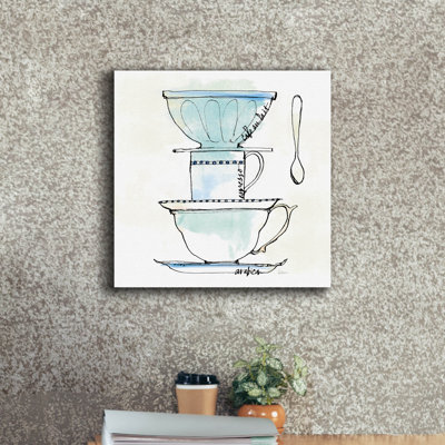 'Good Brew 5' by Sue Schlabach Canvas Wall Art