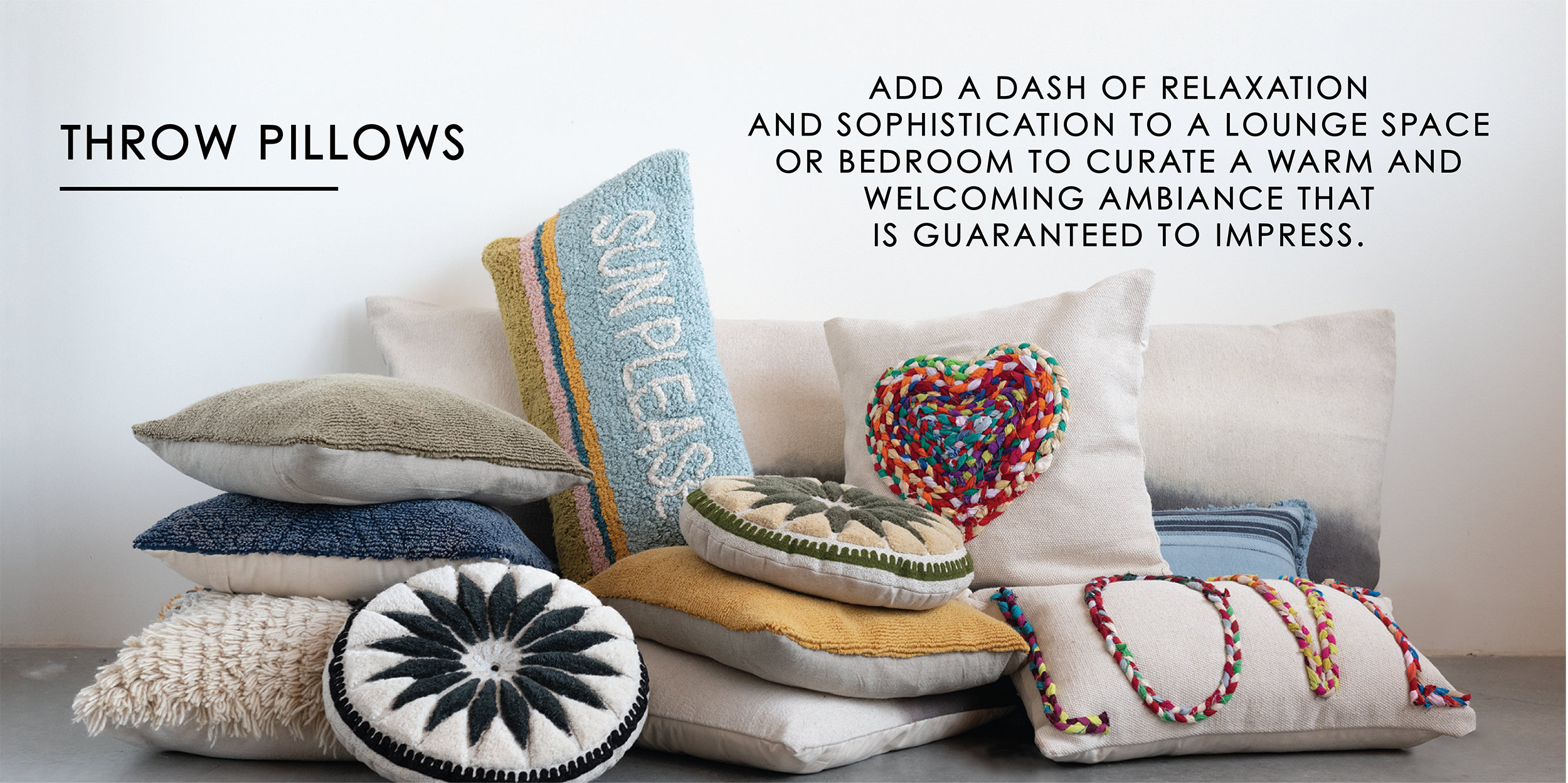 Designer pillows for less best sale