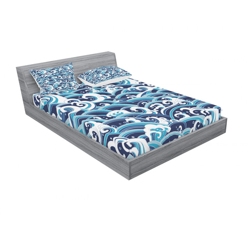 Microfiber Sheet Set, Full/Double Sheet Set with Fitted Sheet