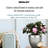 Concrete Effect Indoor Plant Pot, Indoor Planter with Metallic Looks, Small Flower Pot with Mesh Pattern D26.5 H24.5 cm, with Inner Top D22.5 cm, 13 litres-634636569