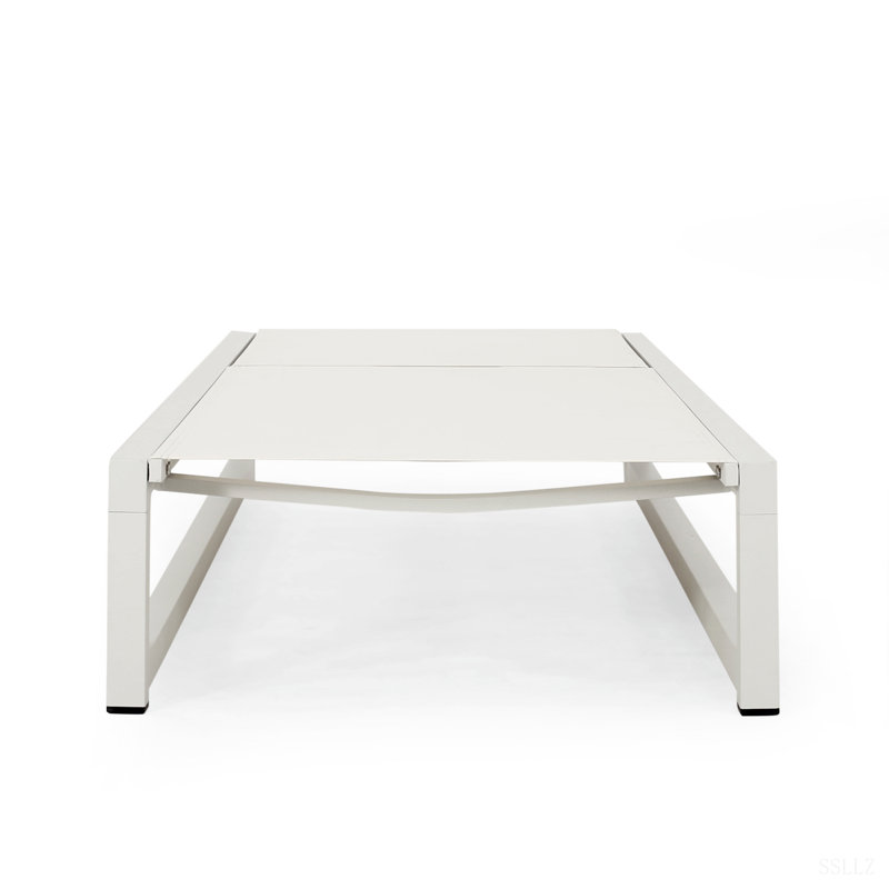 Chaise longue Venice, Blanc