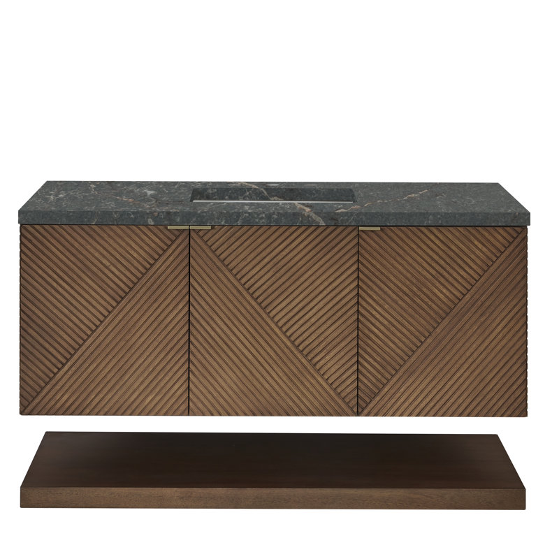 Marcello 48'' W Single Vanity, Parisien Bleu Quartz