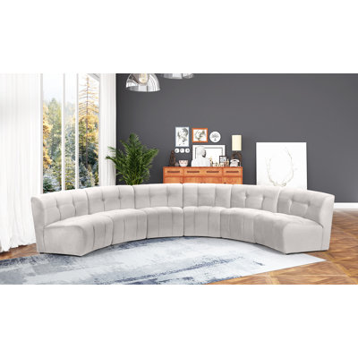Jedson Velvet Sectional Symmetrical