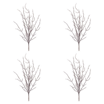 Frosted Snowy Twig Branch (Set of 4)