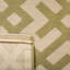 Tapis intérieur / extérieur beige / vert à motif géométrique Arneshia-20794063