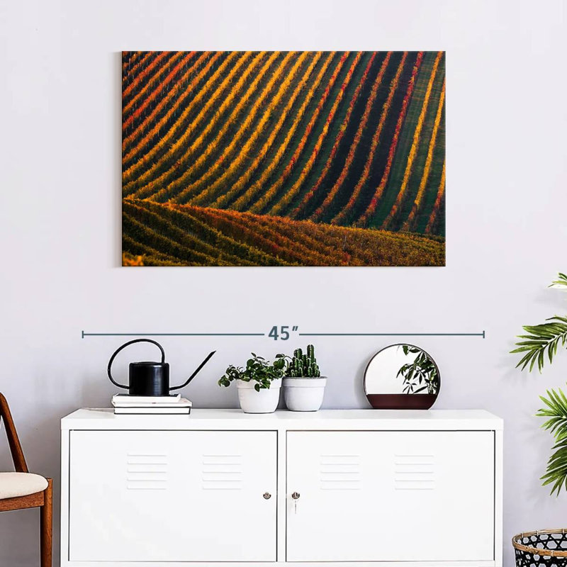 Alvord Vineyard Hill, 24" H x 36" W