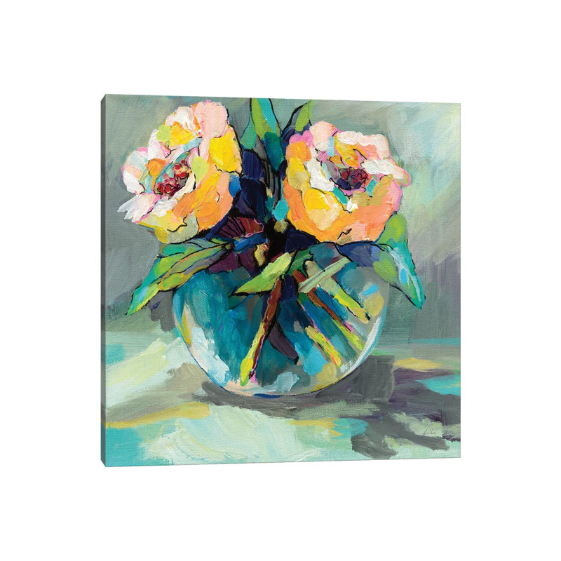 Twin 1 Piece Wrapped Canvas Wall Art, 66.04 cm H x 66.04cm W