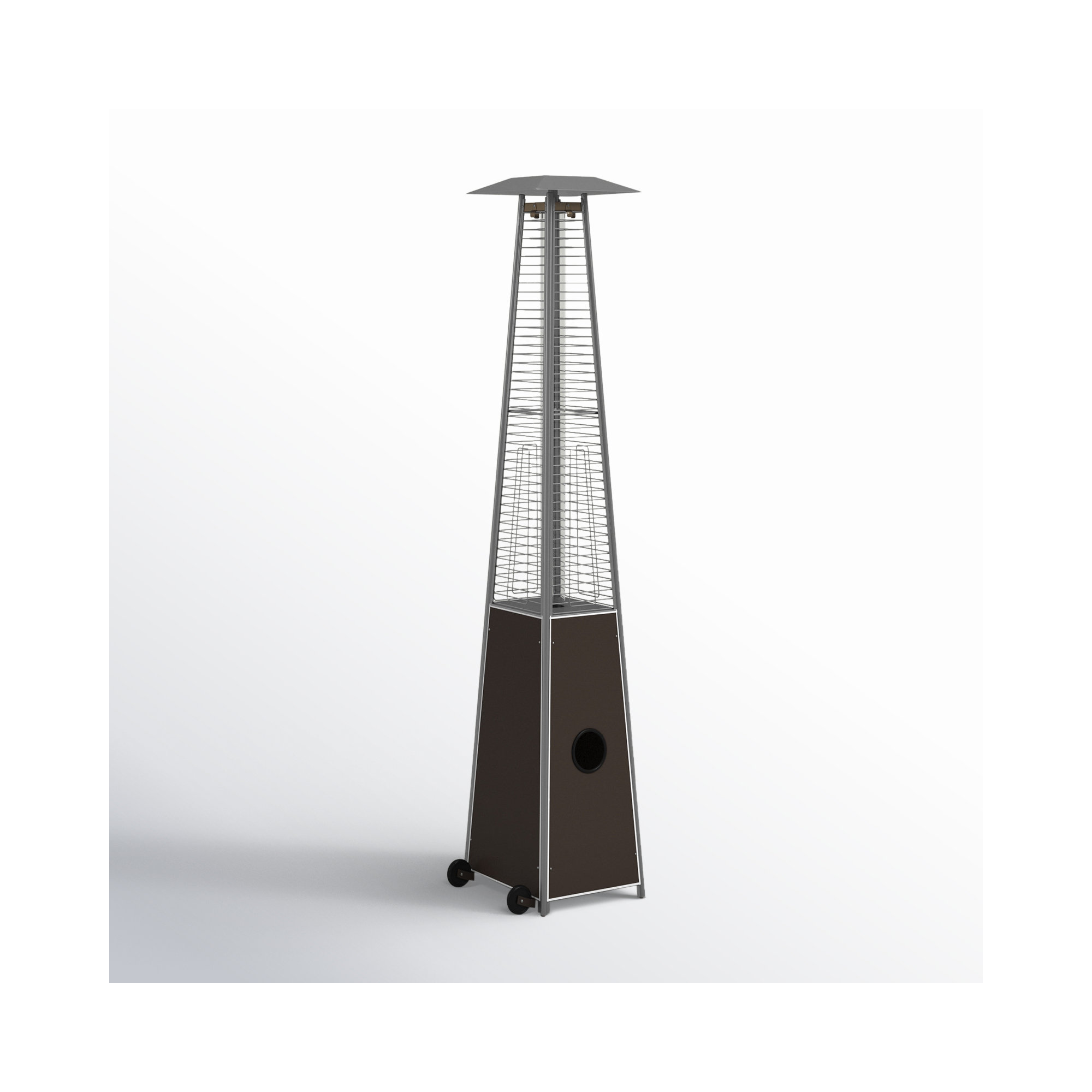 Kelcea 40,000 BTU Propane Patio Heater, Hammered Bronze