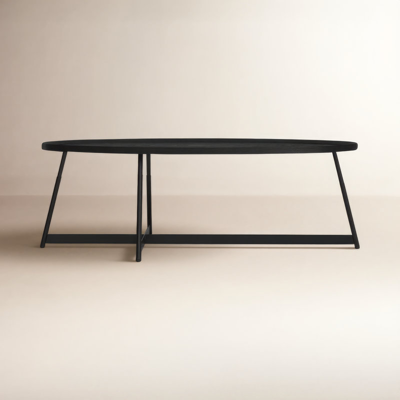 Xavier Single Coffee Table, Black