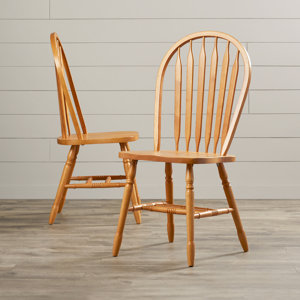 Azizi Solid Wood Windsor Back Side Chair