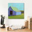  «Homestead Barn 1» par Carol Young, art mural sur toile, 18 po x 18 po