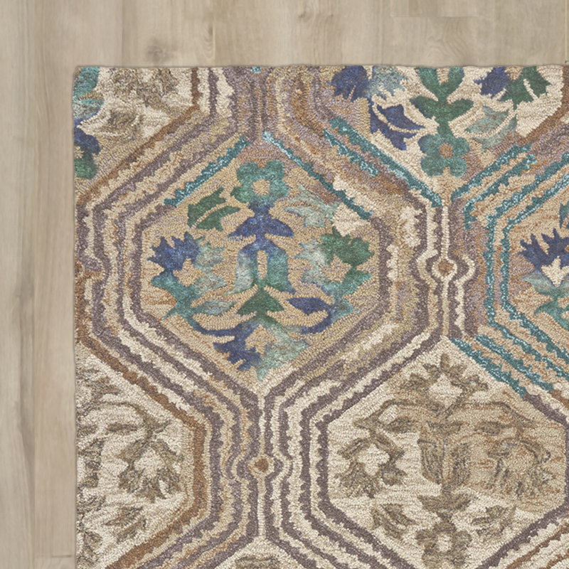 Anfa Performance Oriental Indoor Rug, Rectangle 7'9" x 9'9"