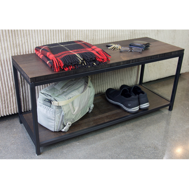 Therese Bamboo Storage Bench