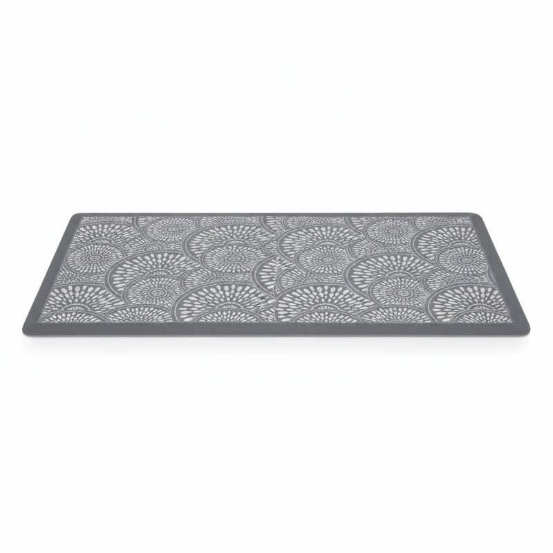 Tapis de cuisine en mousse Comfort, Gris, 39" x 17.3"
