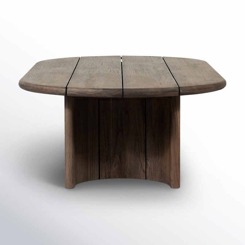 Paden Outdoor Coffee Table-Stained Toasted Brown-FSC