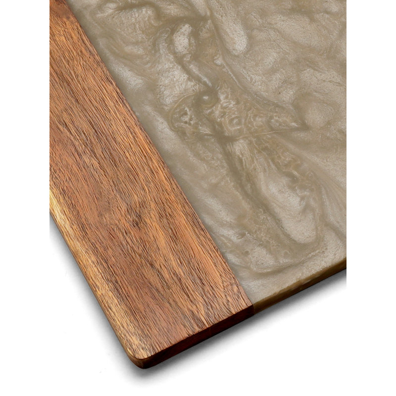 Wrought Studio™ Batıkan Resin Serving Dish, Brown
