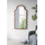Miroir 30 po x 1,5 po x 55 po avec cadre unique