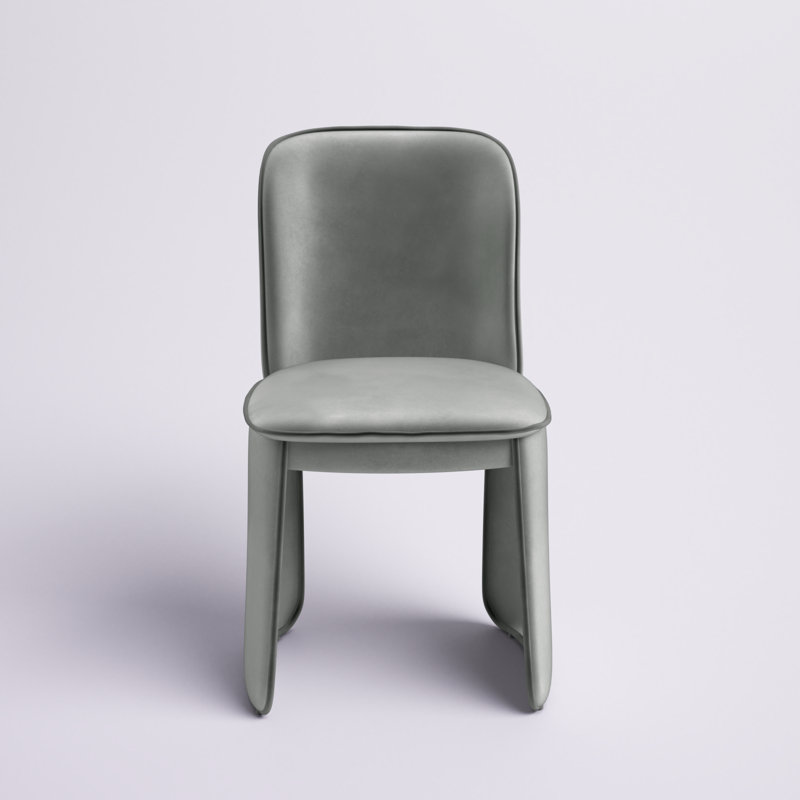  Chaise de salle à manger en velours gris, Gris