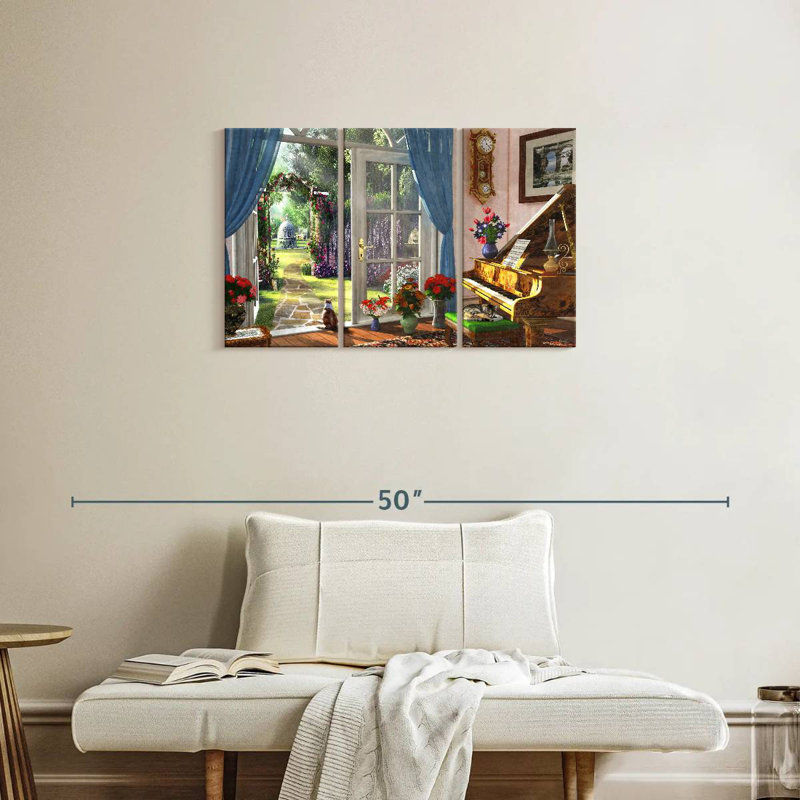 Lilie Room View, 20" H x 33" W