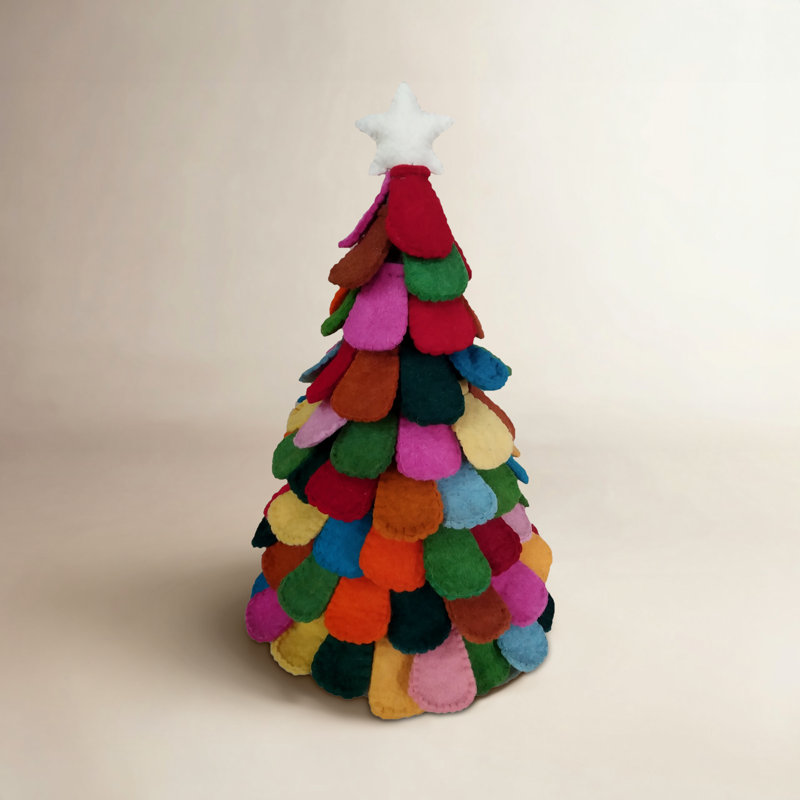 Handmade Tabletop Christmas Tree, 22"H x 12"W x 12"D