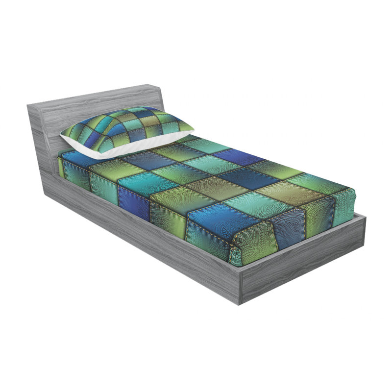 Microfiber Plaid Sheet Set