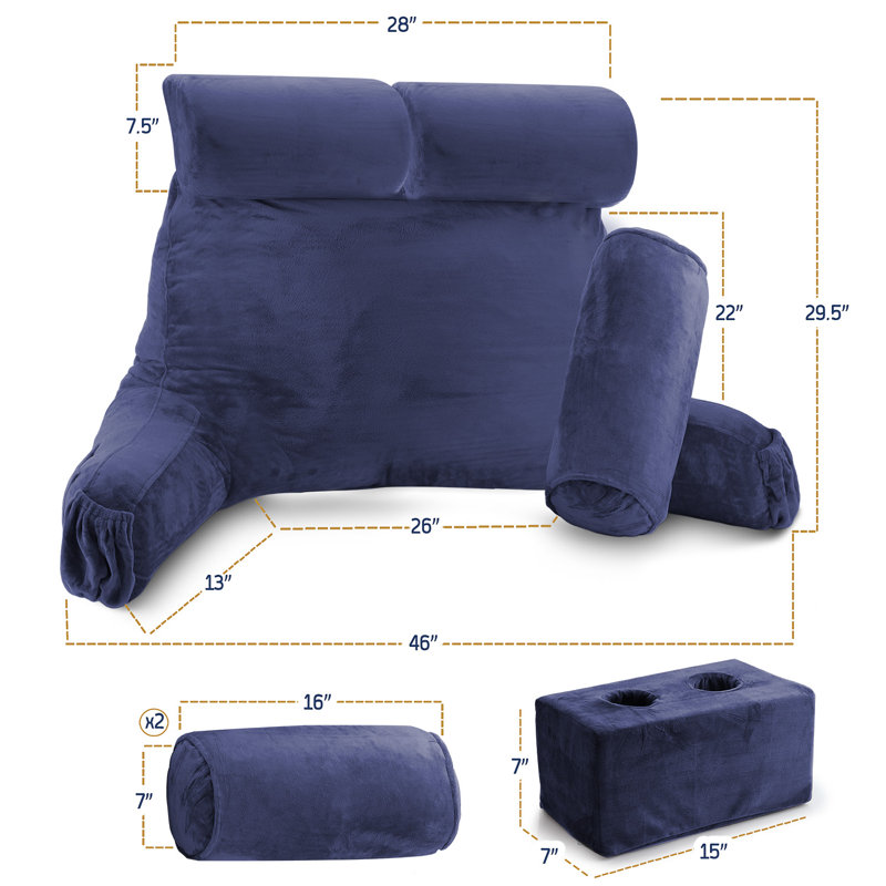 Coussin de dossier , Bleu marine