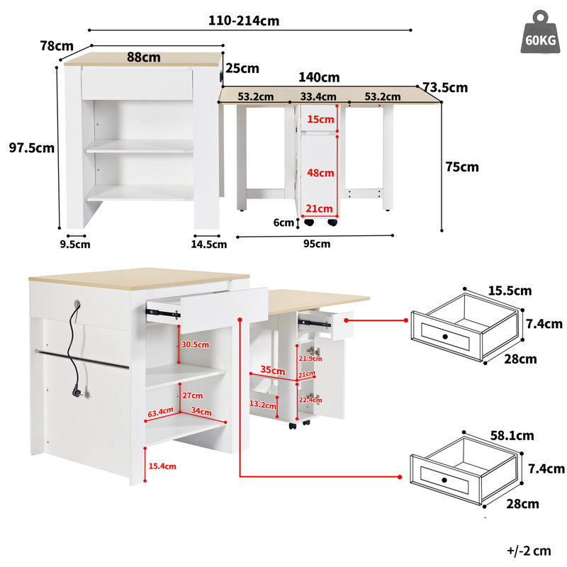Wood Kitchen Island