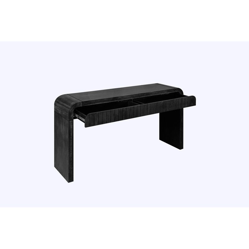Farmhouse Console Table with Two Hidden Handle Drawers