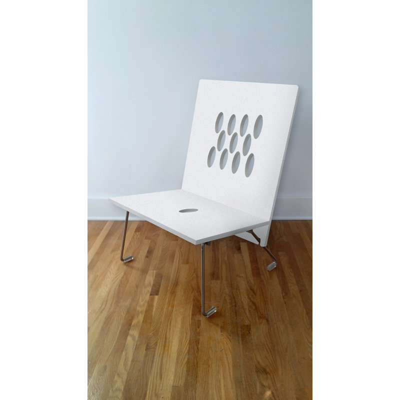Outdoor Lounge Chair, White